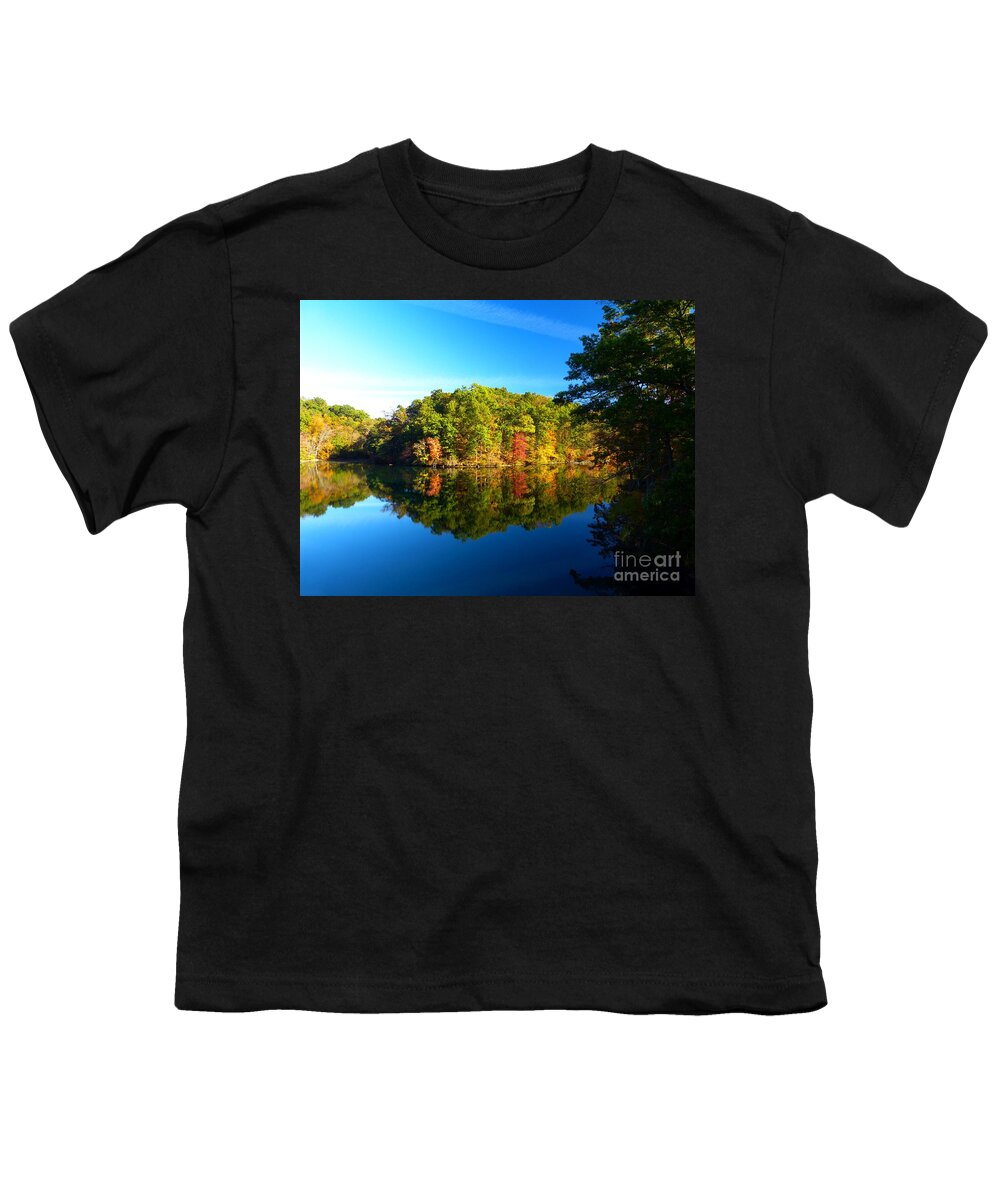 Scene Youth T-Shirt featuring the photograph Seen from Kidds Schoolhouse by Donald C Morgan