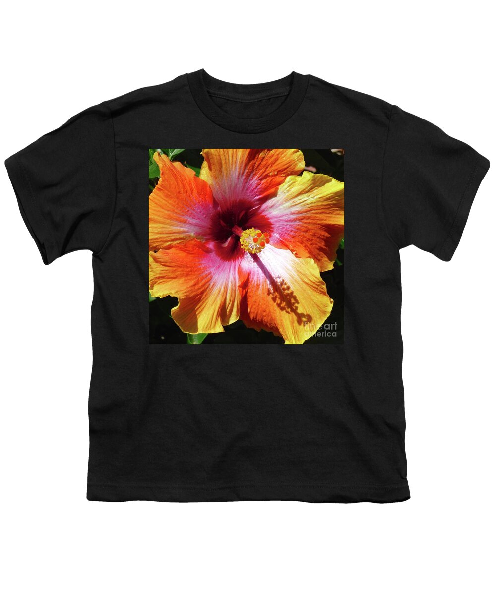 Hibiscus Youth T-Shirt featuring the photograph Sex on the Beach Hibiscus by Jean Wright