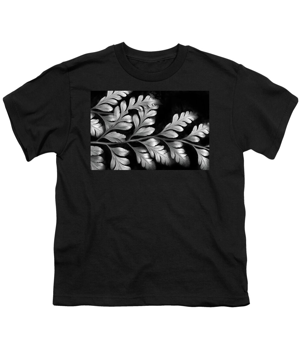 Fern Youth T-Shirt featuring the photograph Silver fern by Jessica Jenney