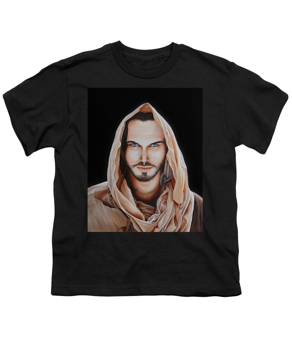 Christ Youth T-Shirt featuring the painting Son of Man by Vic Ritchey