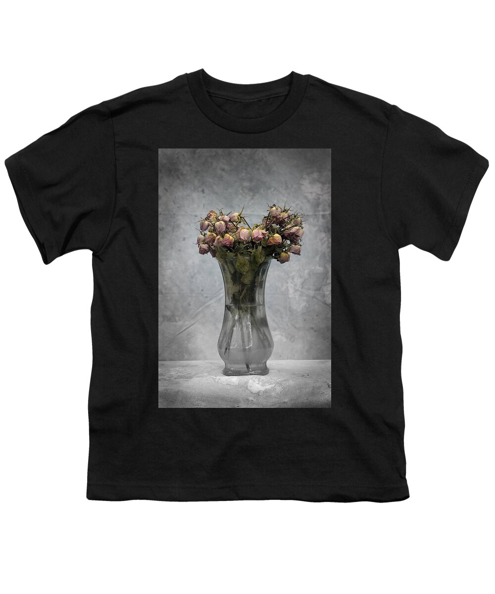 Roses Youth T-Shirt featuring the photograph Spent by DArcy Evans