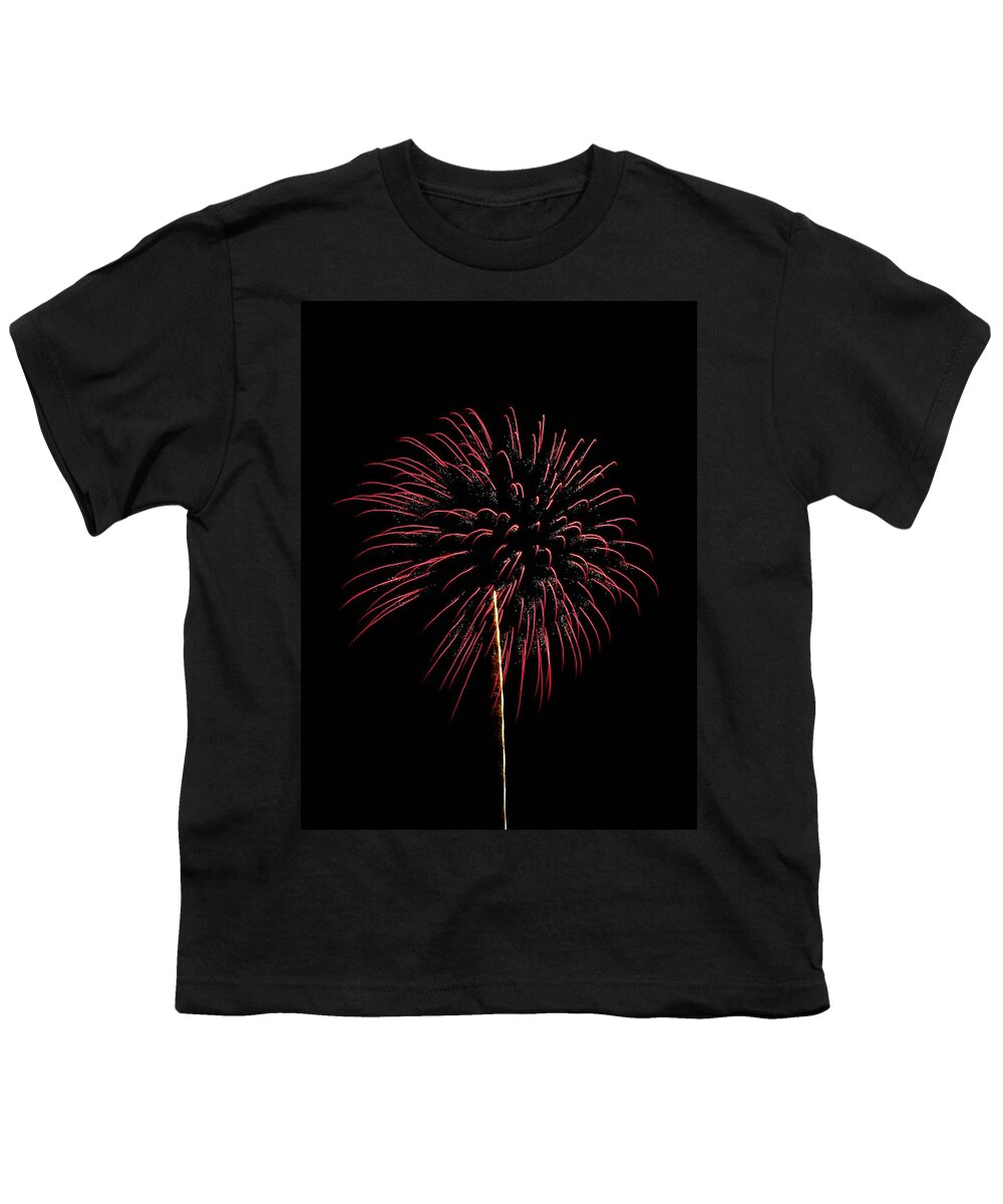 Fireworks Youth T-Shirt featuring the photograph Squiggles 28 by Pamela Critchlow