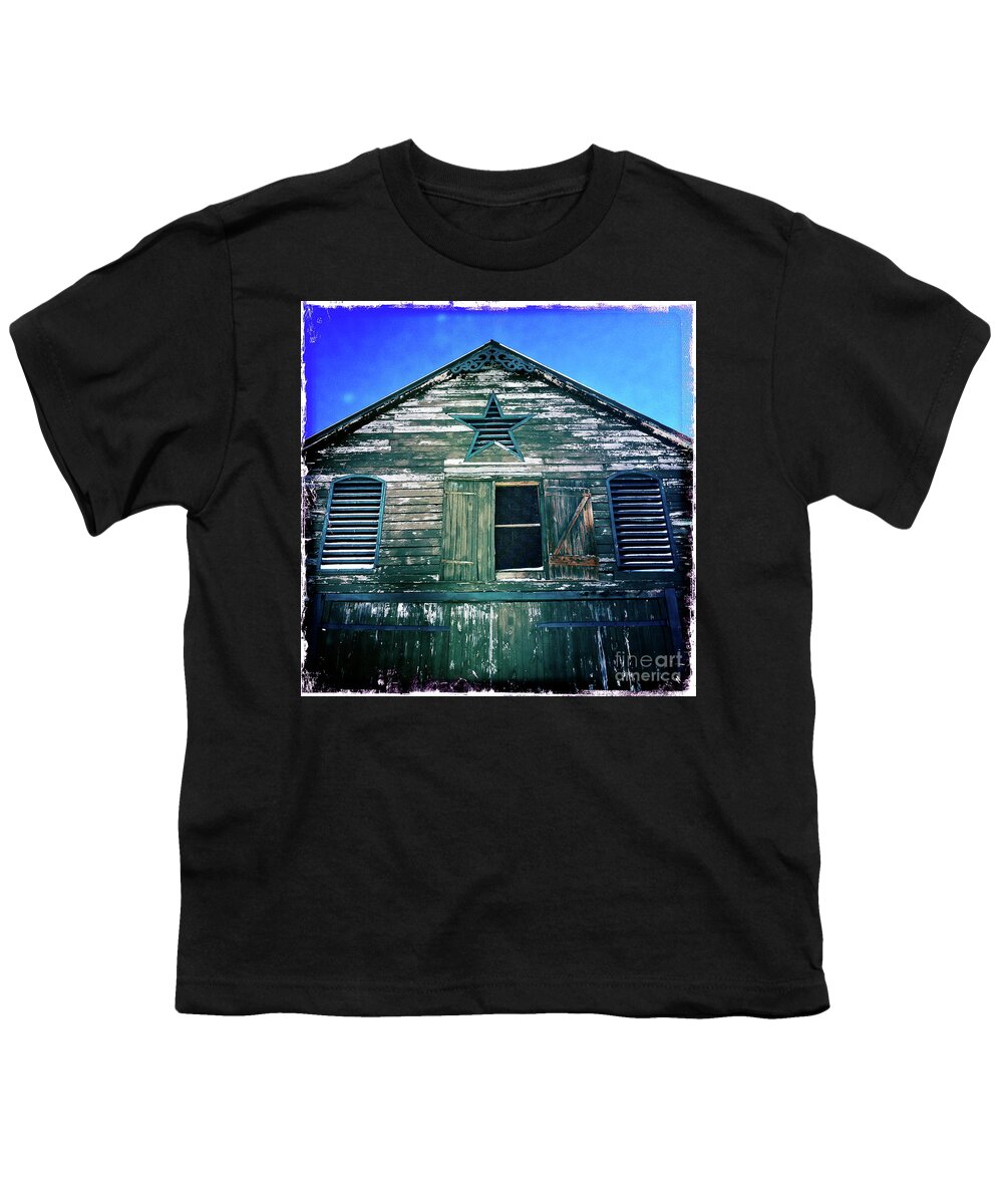 Star Barn Youth T-Shirt featuring the photograph Star Barn I by Kevyn Bashore