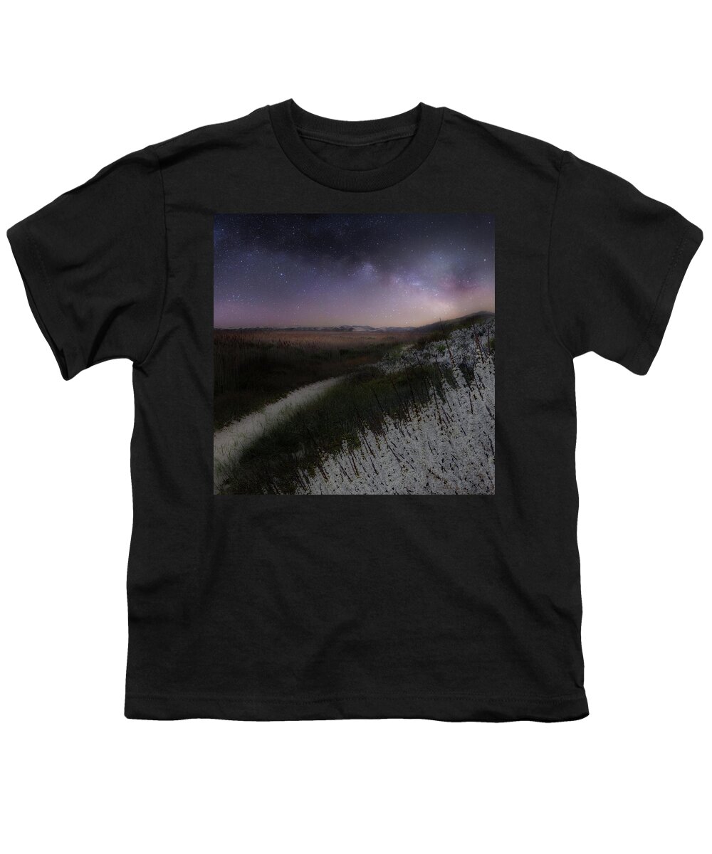 Square Youth T-Shirt featuring the photograph Star Flowers Square by Bill Wakeley
