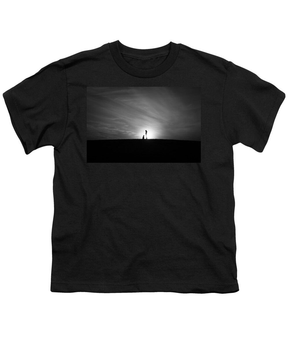 Black And White Youth T-Shirt featuring the photograph Star Stuff by Scott Rackers