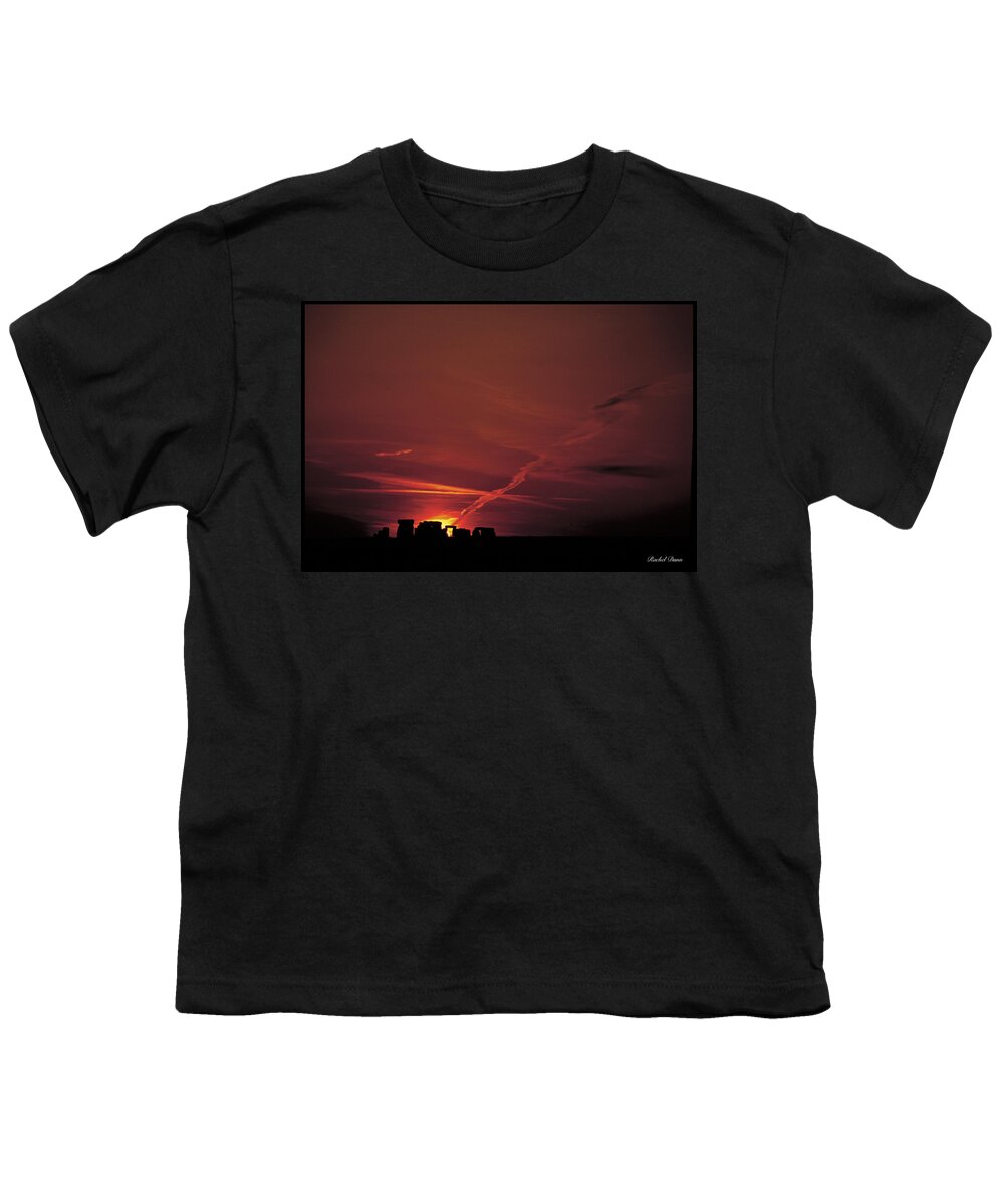 Abstract Youth T-Shirt featuring the photograph Stonehenge by Rachel Garcia-Dunn