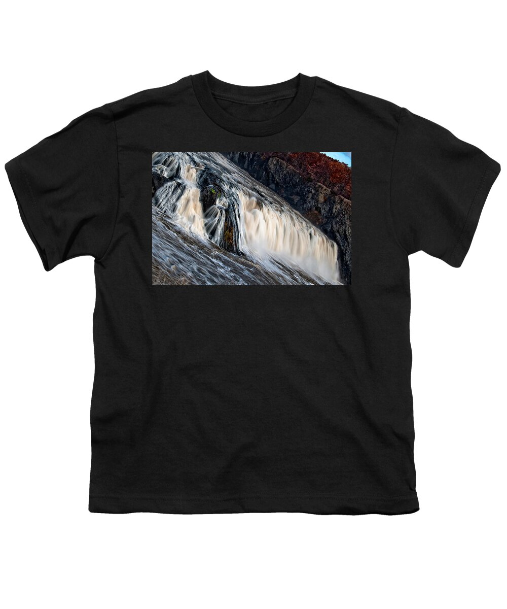 Autumn Youth T-Shirt featuring the photograph Stormy Waters by Neil Shapiro