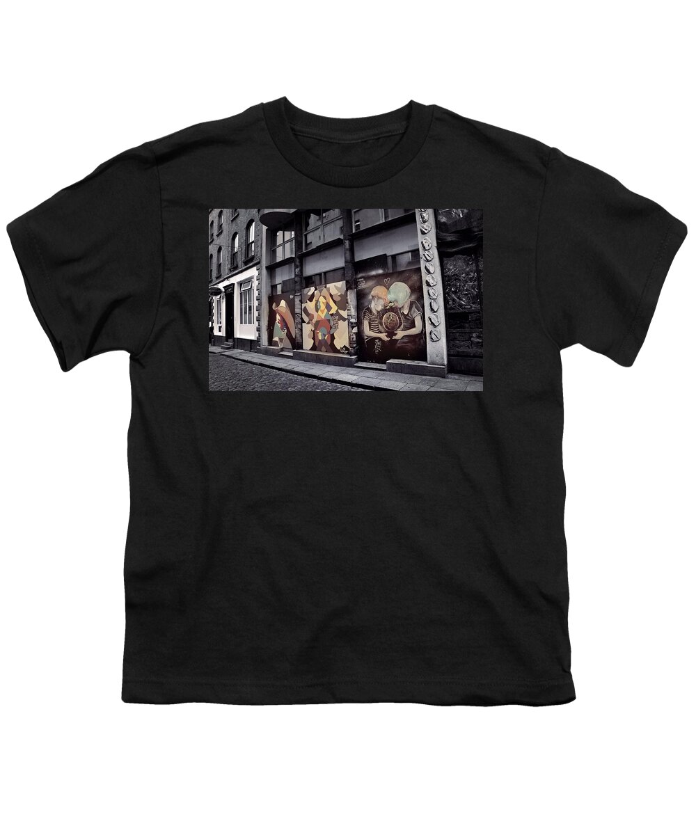 Dublin Youth T-Shirt featuring the photograph Street Heart by Megan Ford-Miller