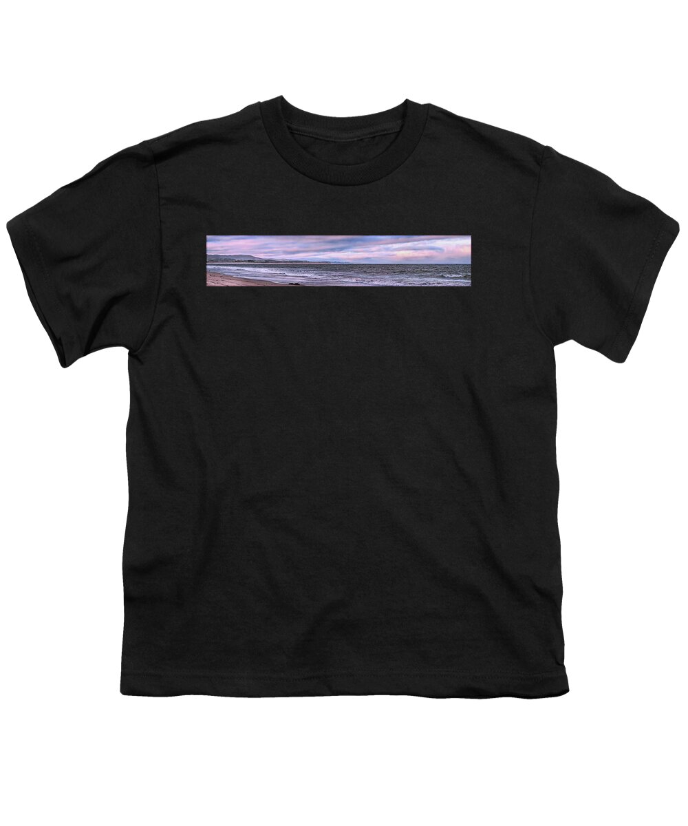Beach Youth T-Shirt featuring the photograph Sunrise Over Half Moon Bay by Lucy VanSwearingen