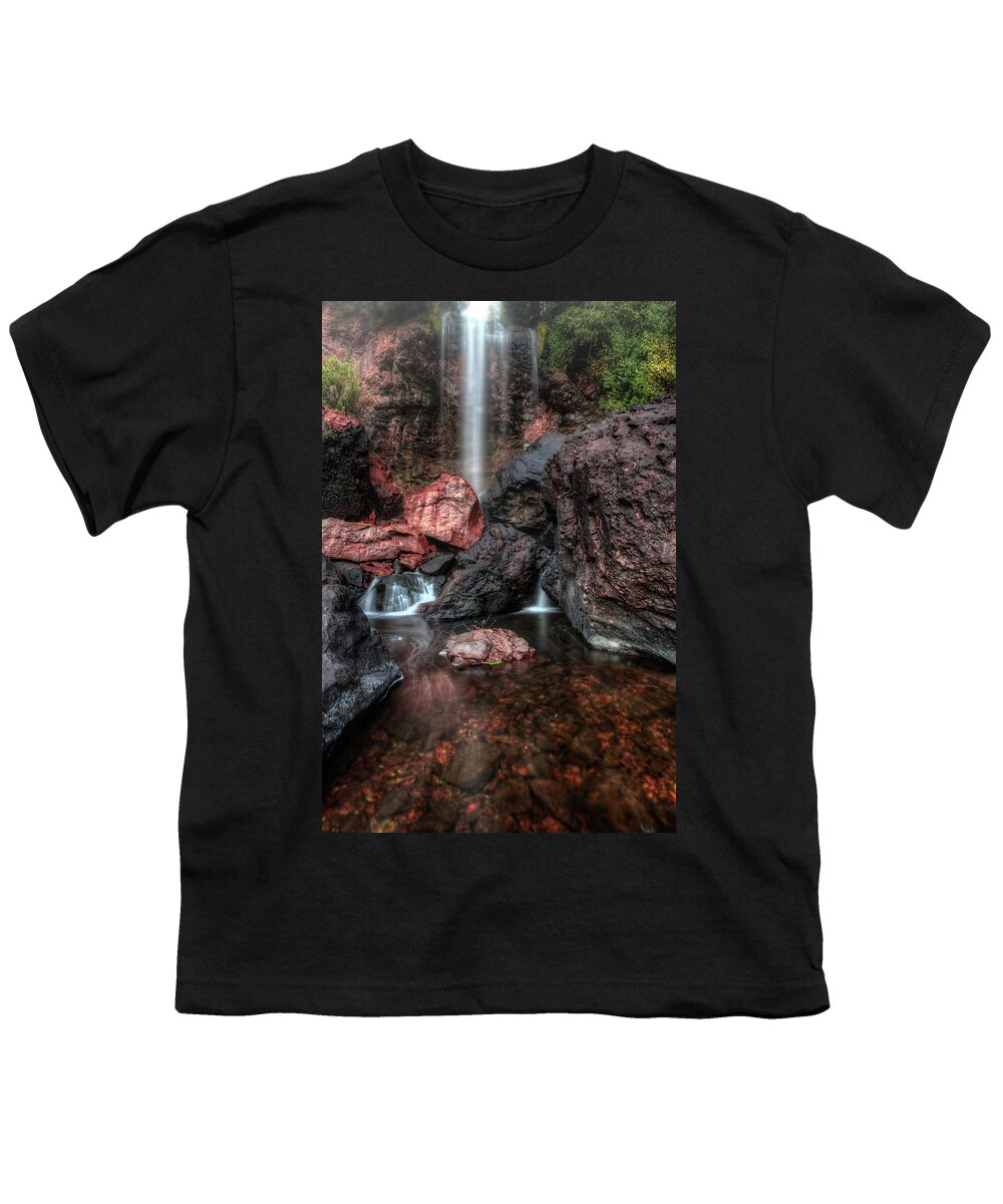 Autumn Youth T-Shirt featuring the photograph Talking Falls whisper by Jakub Sisak