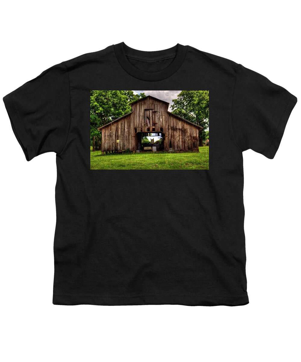 Barn Youth T-Shirt featuring the photograph The Barn by Ester McGuire