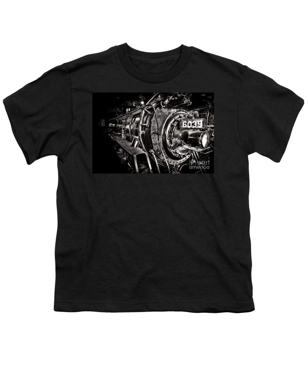 Locomotive Youth T-Shirt featuring the photograph The Beast by Olivier Le Queinec