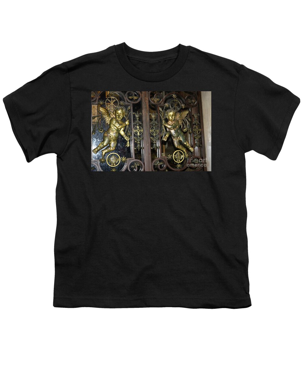 Rome Youth T-Shirt featuring the photograph The Gates of Heaven by Brenda Kean