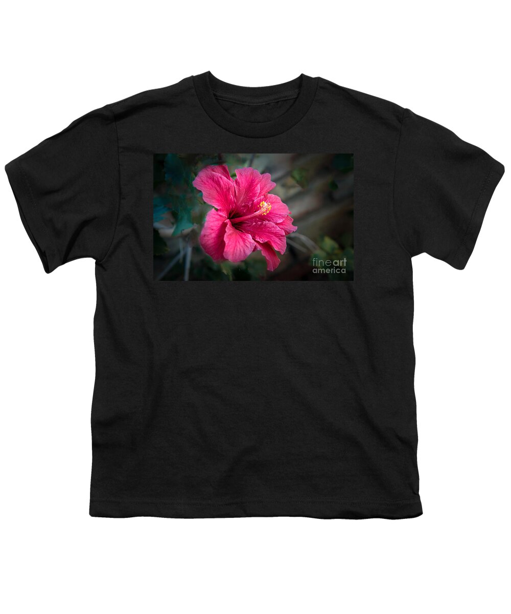 Hibiscus Youth T-Shirt featuring the photograph The Hibiscus by Robert Bales