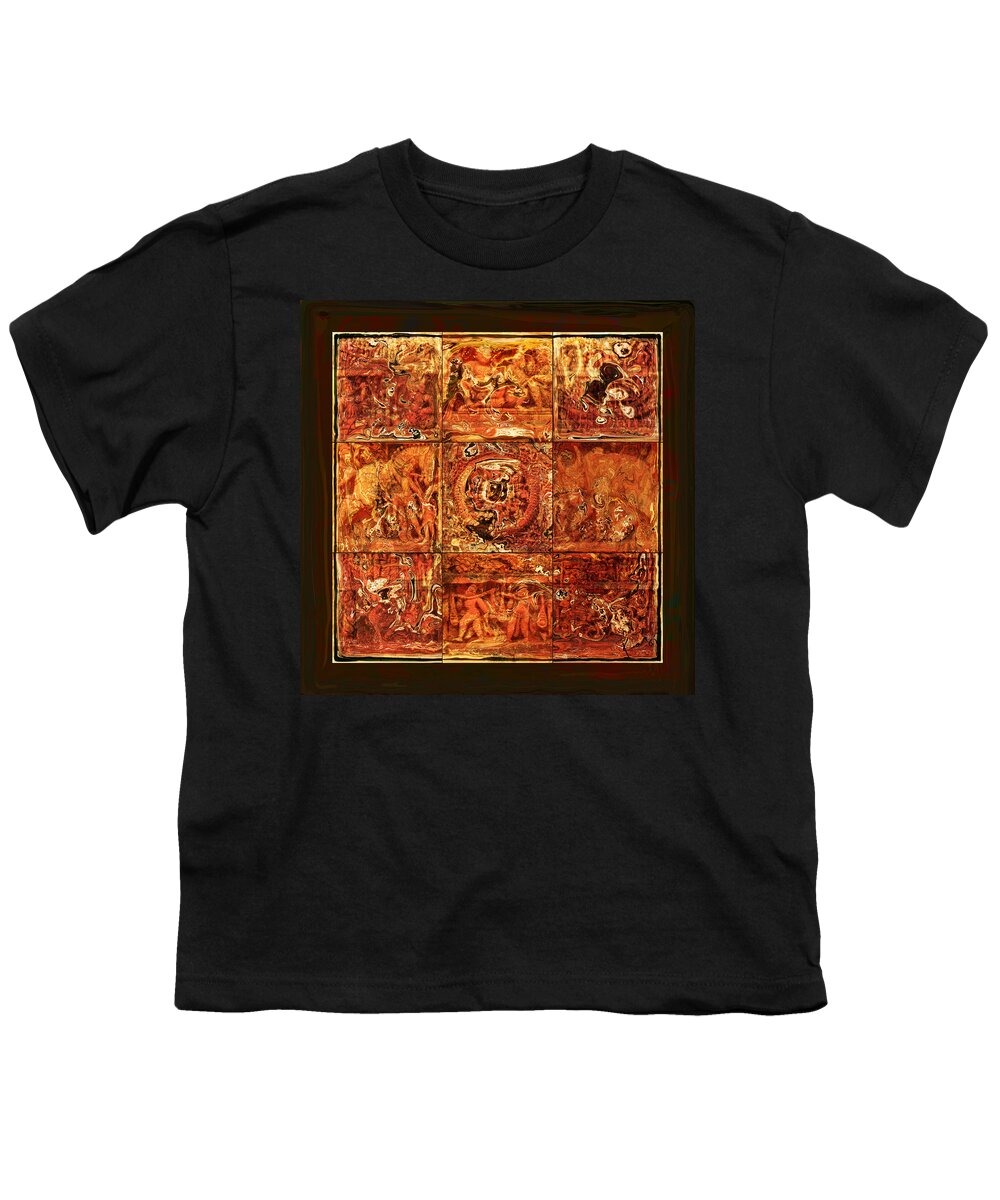 Bangladesh Youth T-Shirt featuring the digital art The Pieces of Heritage by Rabi Khan