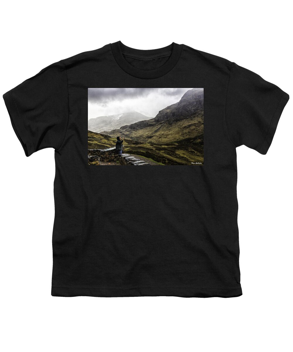 Glencoe Youth T-Shirt featuring the photograph The Three Sisters by Fran Gallogly