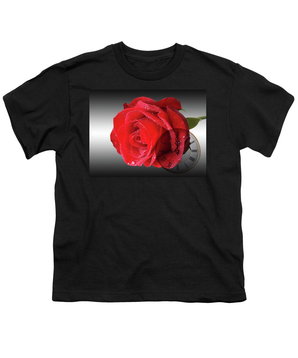 Rose Youth T-Shirt featuring the photograph Time For Romance by Gill Billington
