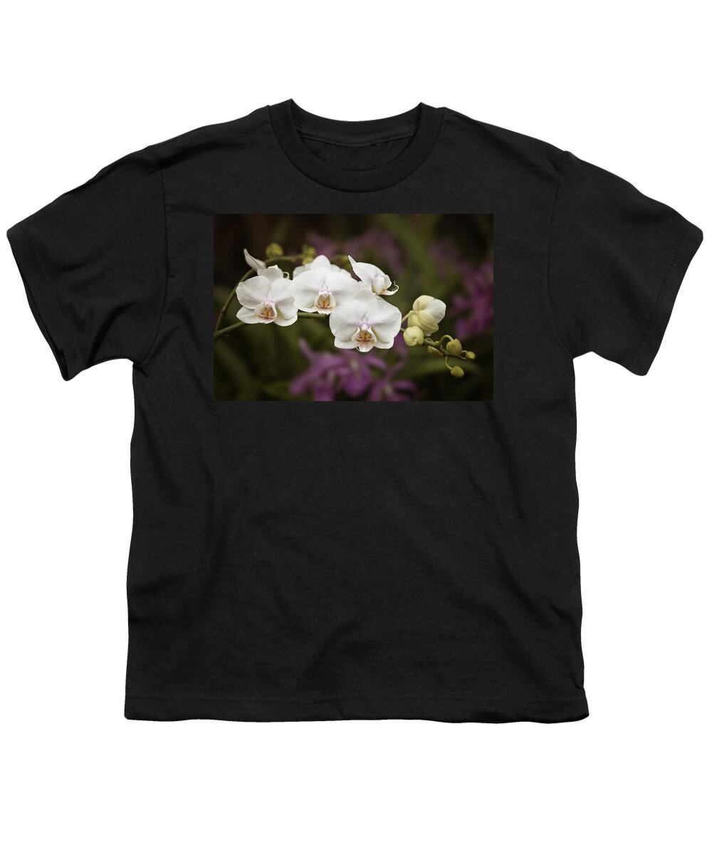 Orchid Youth T-Shirt featuring the photograph Tiny White Dancers by Jill Love