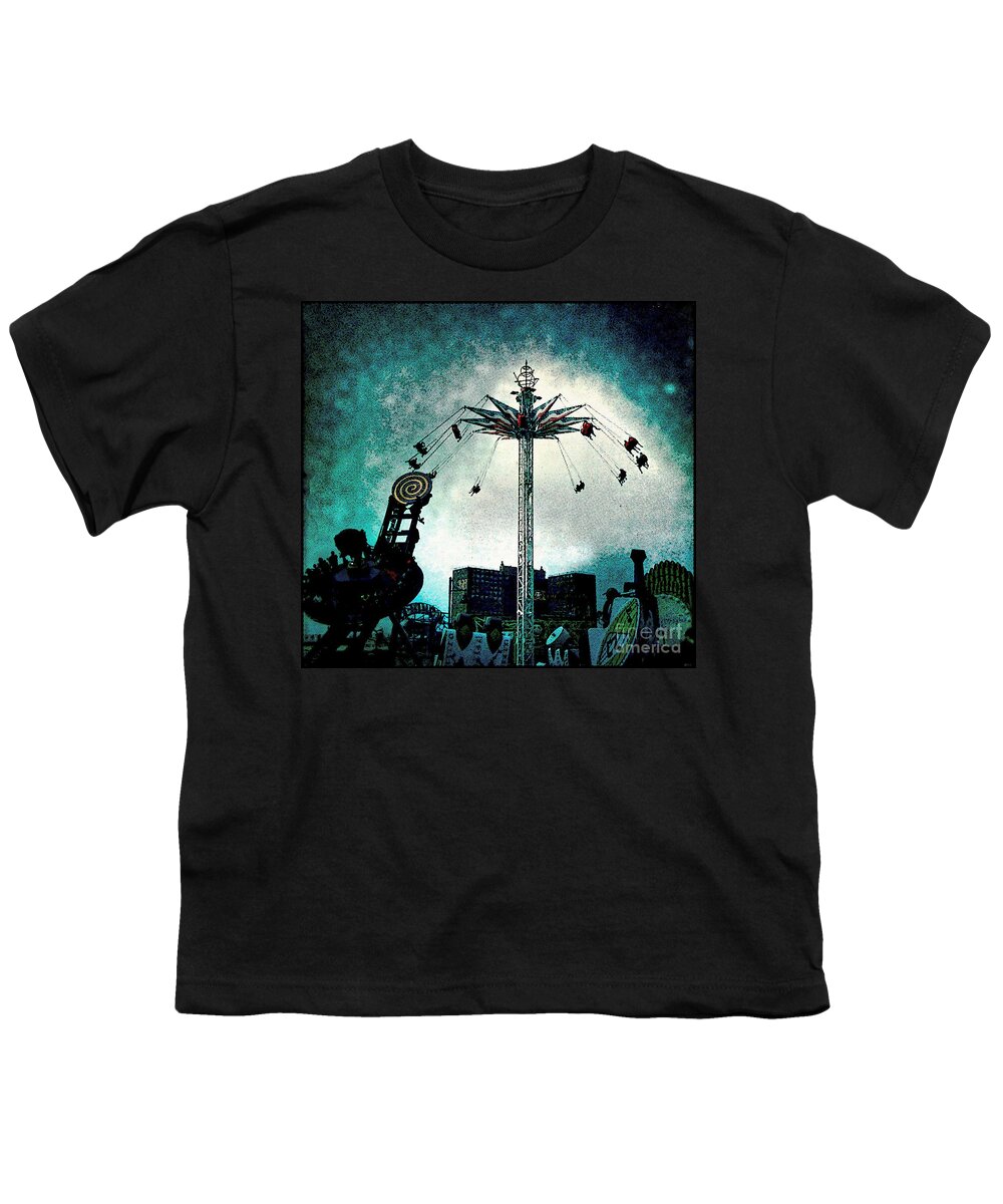 Coney Island Youth T-Shirt featuring the photograph Top of the World 2 by Onedayoneimage Photography