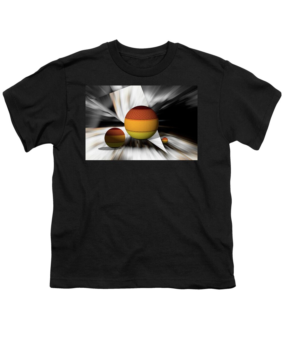 Art Youth T-Shirt featuring the digital art Three Brothers.../ Digital Concept by Aleksandrs Drozdovs