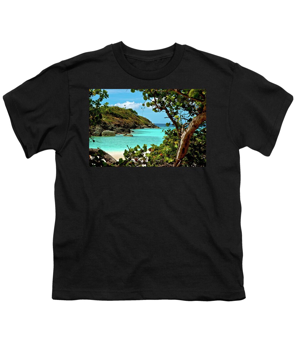 Trunk Bay Youth T-Shirt featuring the photograph Trunk Bay Island by Harry Spitz