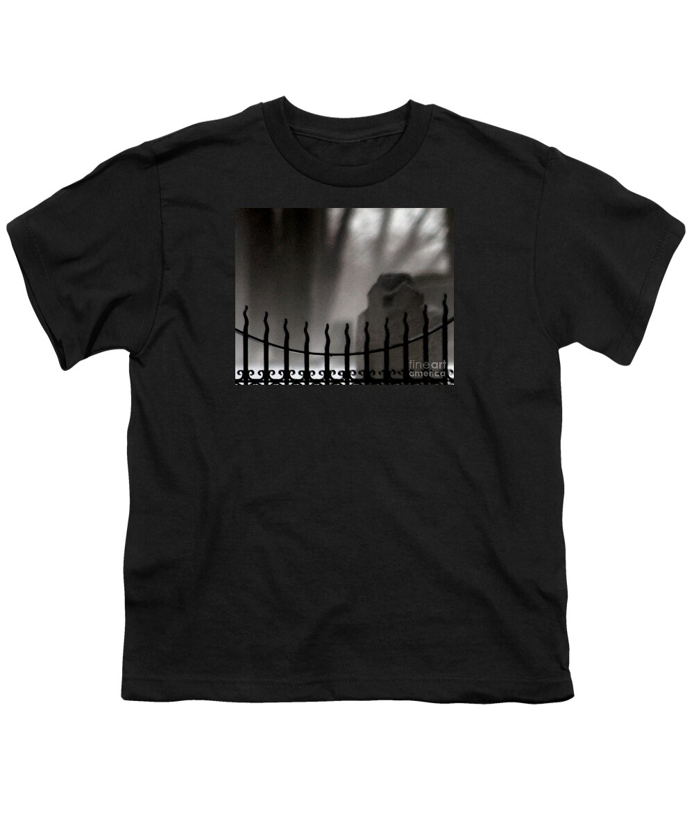 Cemetery Youth T-Shirt featuring the photograph Twilight Beyond Grace by Linda Shafer