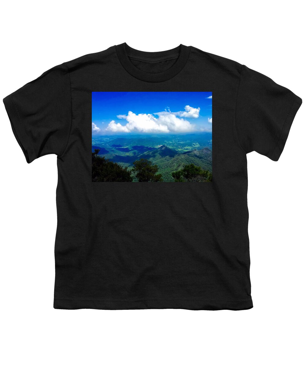Landscape Youth T-Shirt featuring the photograph Up With The Clouds by Michael Blaine