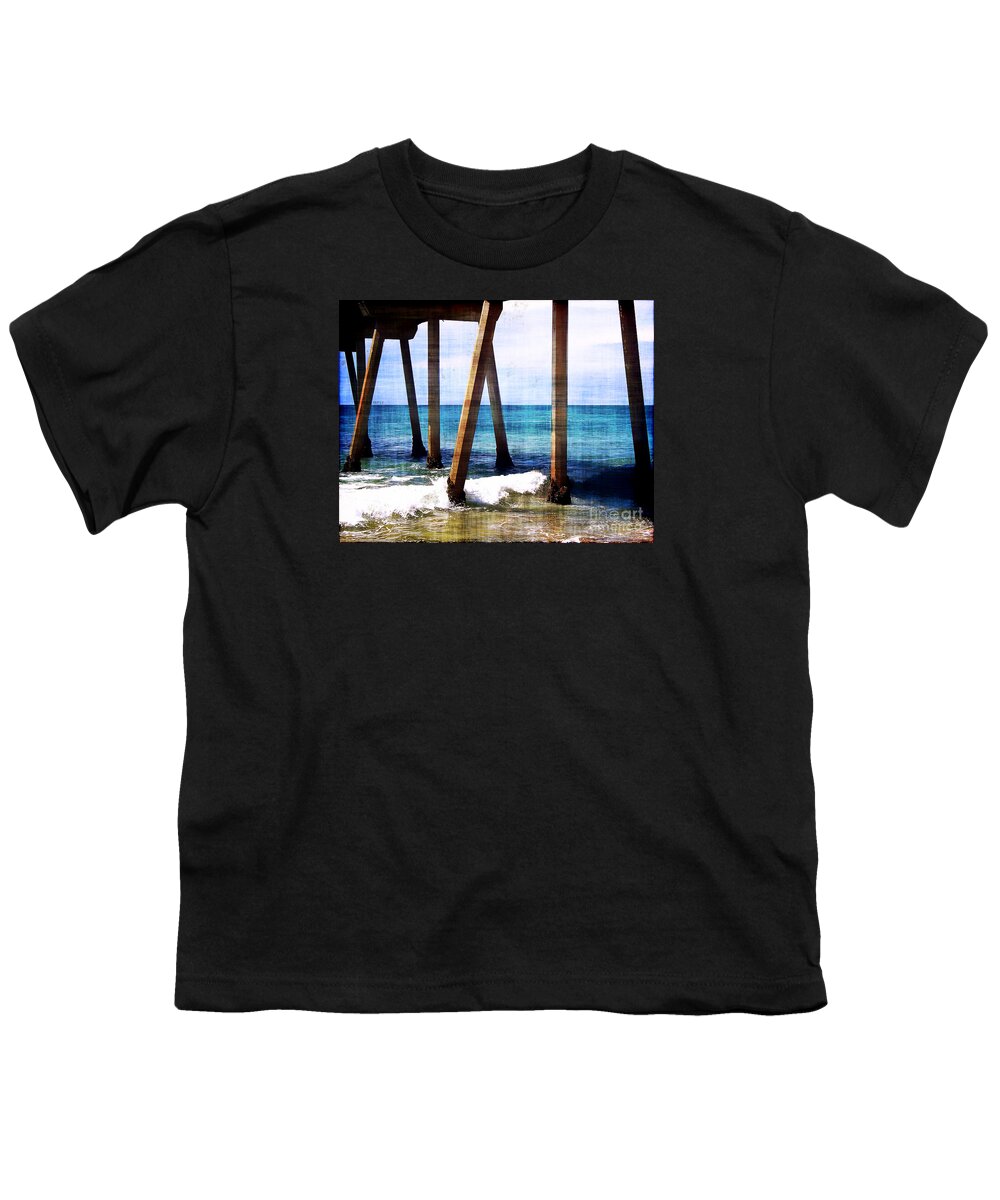 California Youth T-Shirt featuring the photograph Vintage Pacific Ocean by Phil Perkins