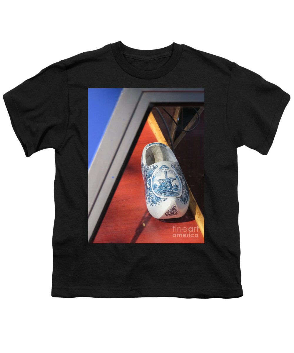 Boat Youth T-Shirt featuring the photograph Waiting for a Tip by Diana Rajala
