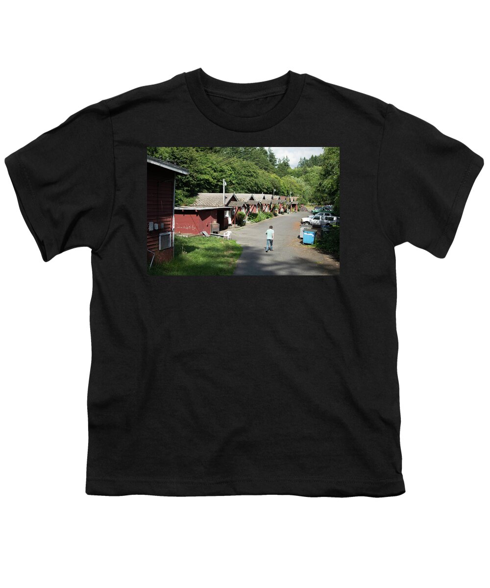 Walking Home Youth T-Shirt featuring the photograph Walking Home by Tom Cochran