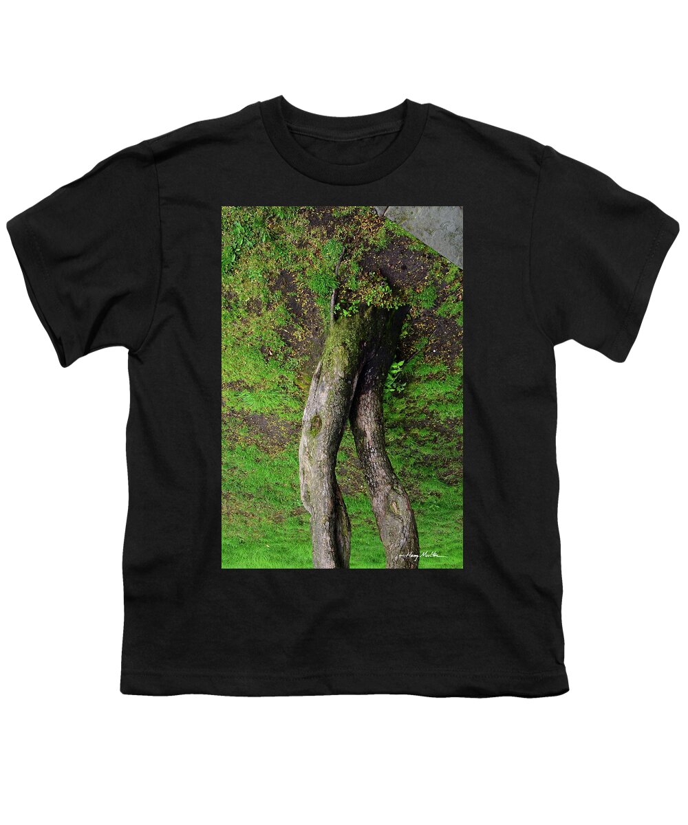Abstract Youth T-Shirt featuring the photograph Walking Tree by Harry Moulton