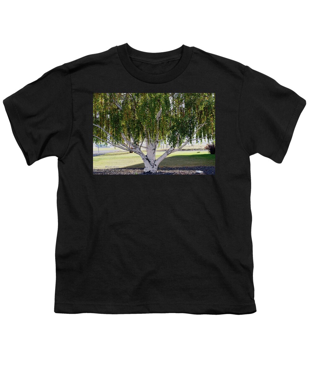Willow Tree Youth T-Shirt featuring the photograph Willow Canopy by Kae Cheatham