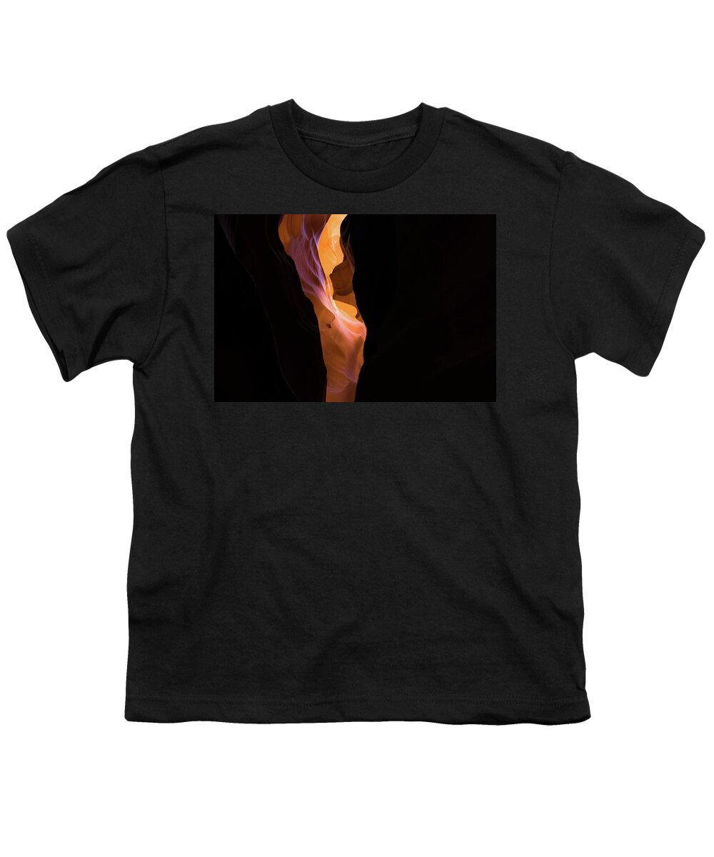 Light Youth T-Shirt featuring the photograph Within the Walls of Antelope Canyon by Gregory Ballos