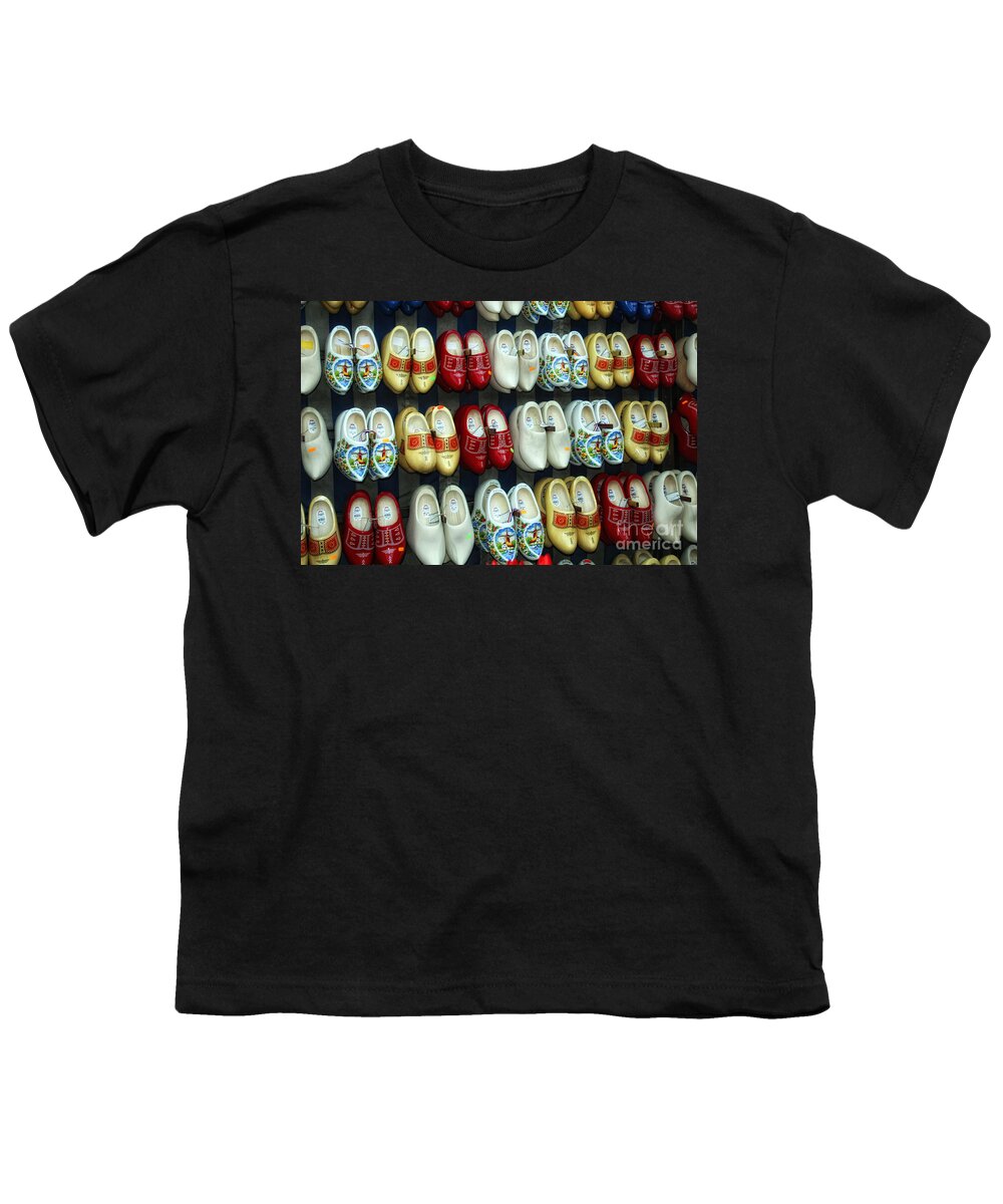 Timothy Hacker Youth T-Shirt featuring the photograph Wooden Shoes by Timothy Hacker