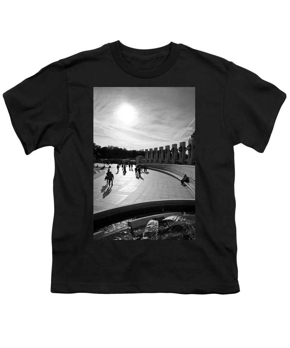 World War Ii Memorial Youth T-Shirt featuring the photograph WWII Memorial by David Sutton