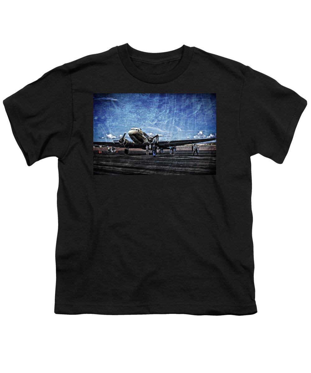 Photograph Youth T-Shirt featuring the photograph WWII Workhorse by Richard Gehlbach