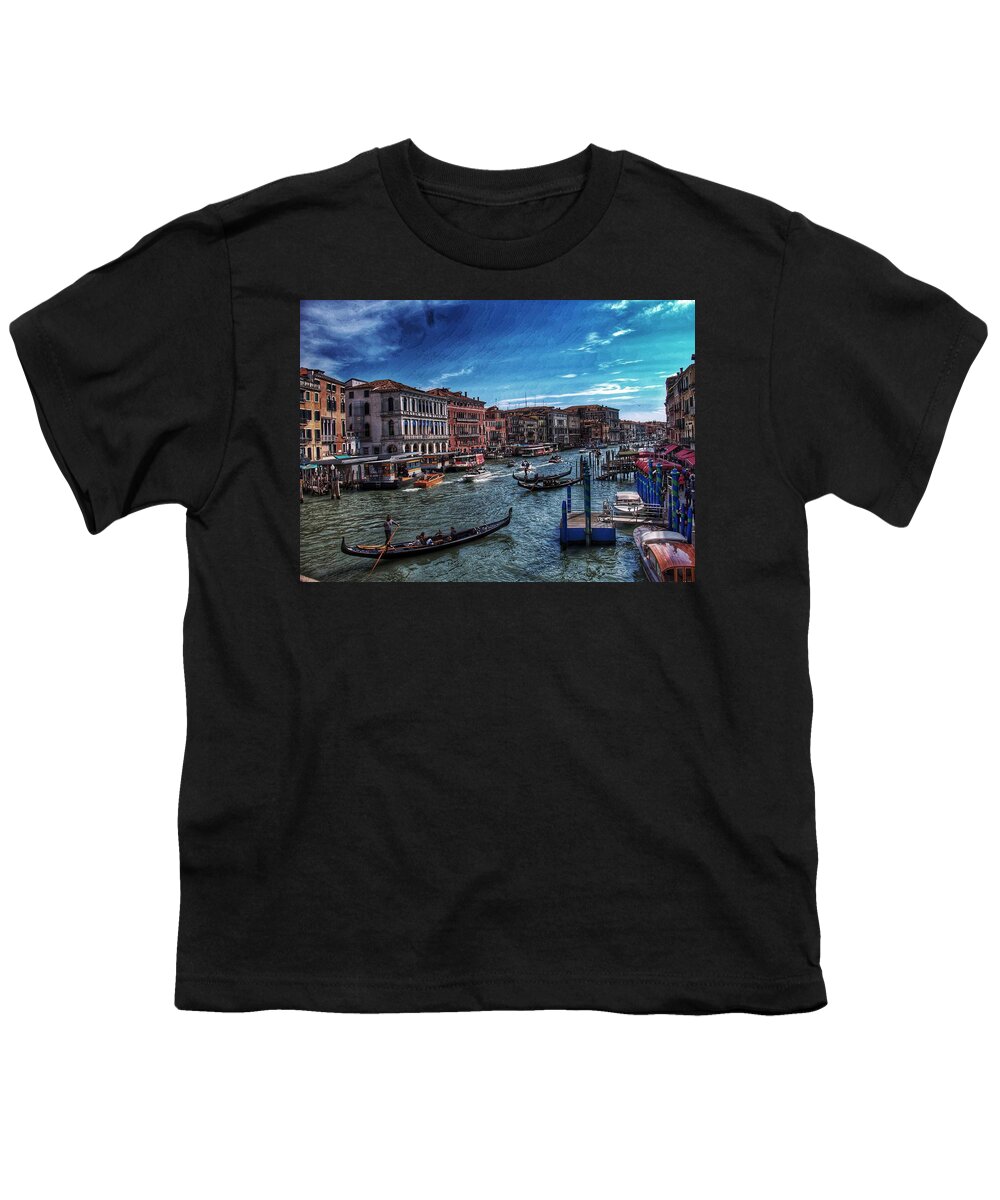  Youth T-Shirt featuring the photograph Canal #1 by Al Harden