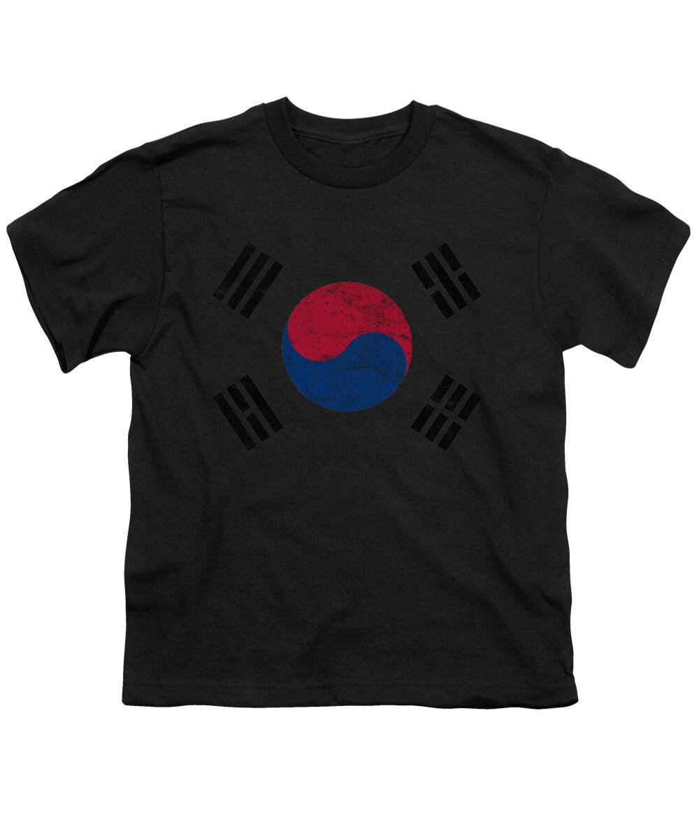 Cool Youth T-Shirt featuring the digital art South Korea Vintage #1 by Flippin Sweet Gear