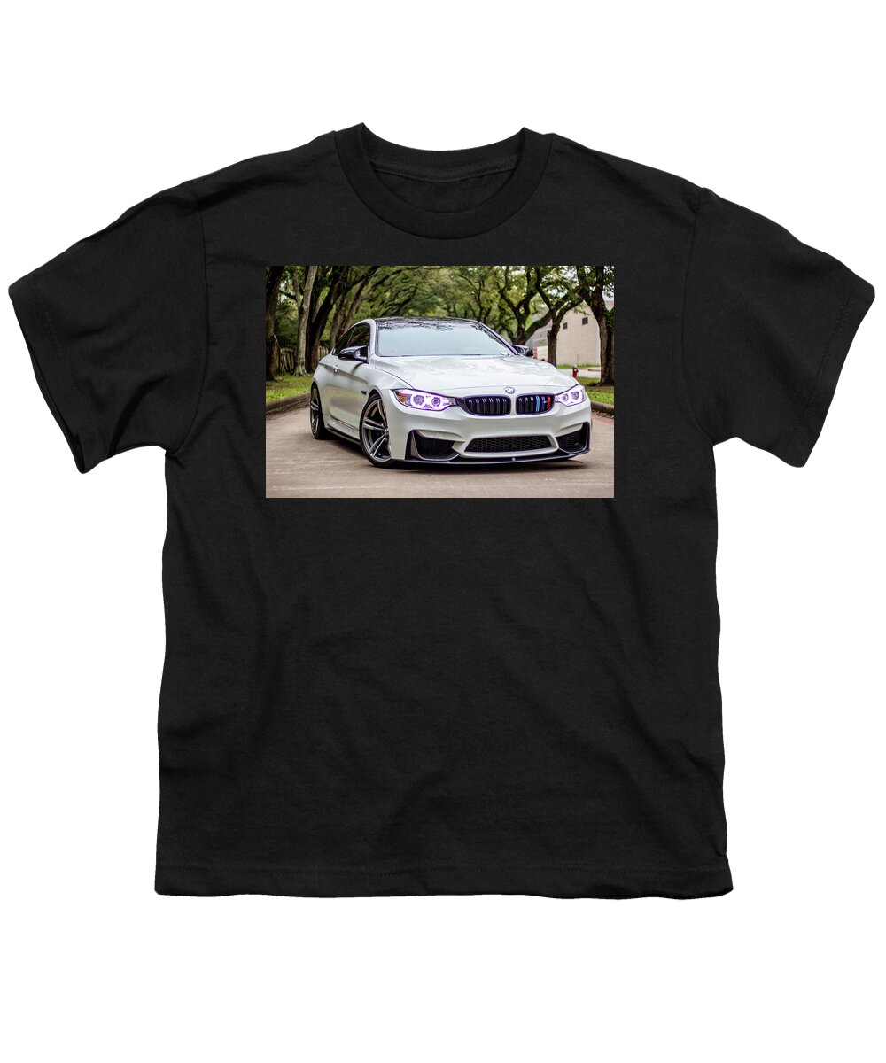 Car Bmw M4 Youth T-Shirt featuring the photograph Bmw M4 #2 by Rocco Silvestri