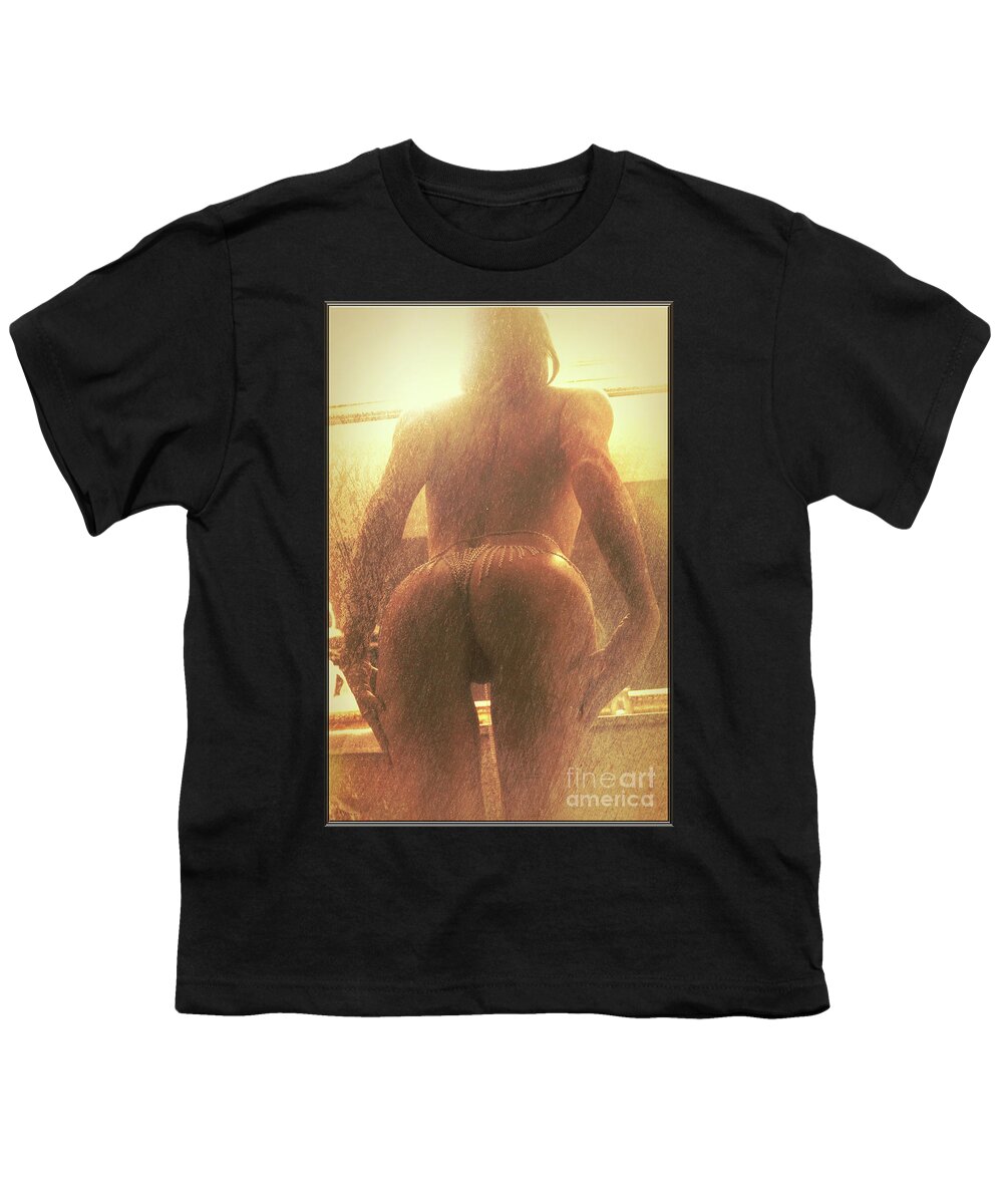 Dark Youth T-Shirt featuring the digital art Admiration by Recreating Creation