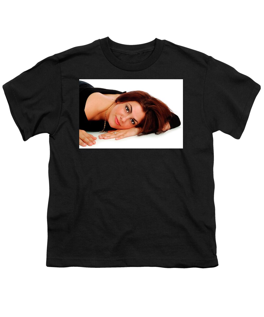 Studio Work Youth T-Shirt featuring the photograph Alessandra by Alan Hausenflock