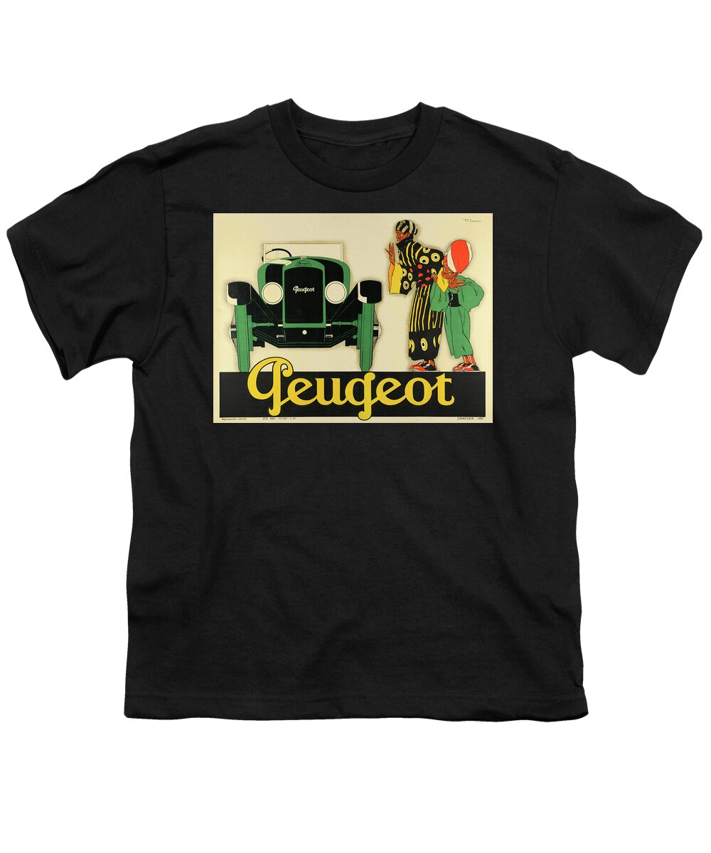 1914 Peugeot Youth T-Shirt featuring the photograph Automotive Art 344 by Andrew Fare