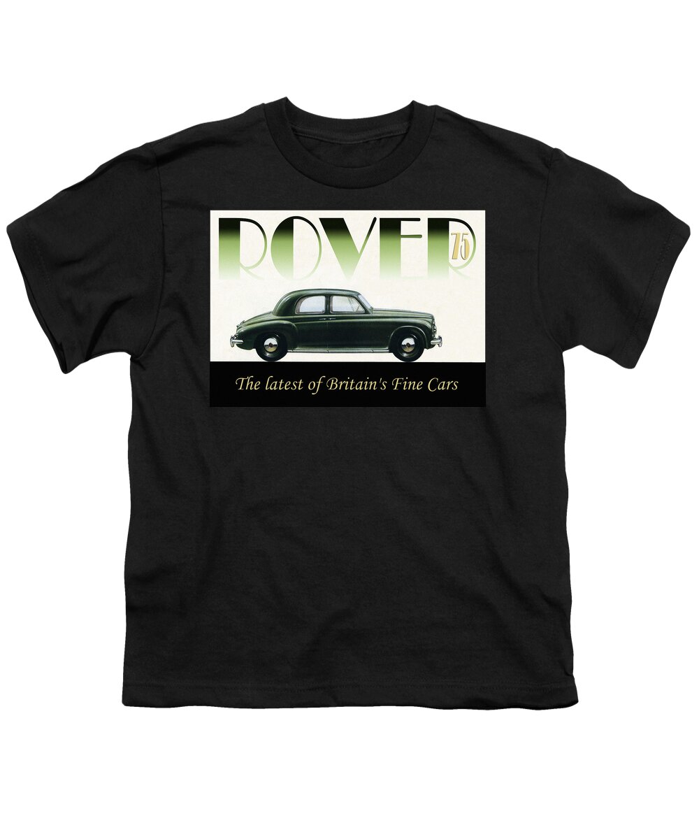 1956 Rover 75 Youth T-Shirt featuring the photograph Automotive Art 489 by Andrew Fare