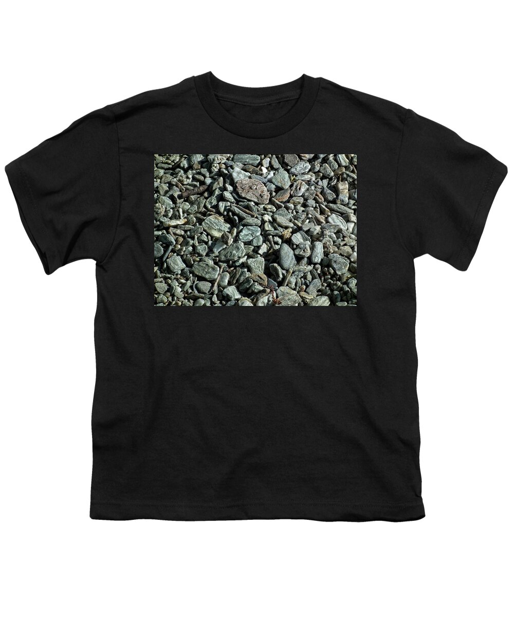 Beach Youth T-Shirt featuring the photograph Beach stones by Martin Smith