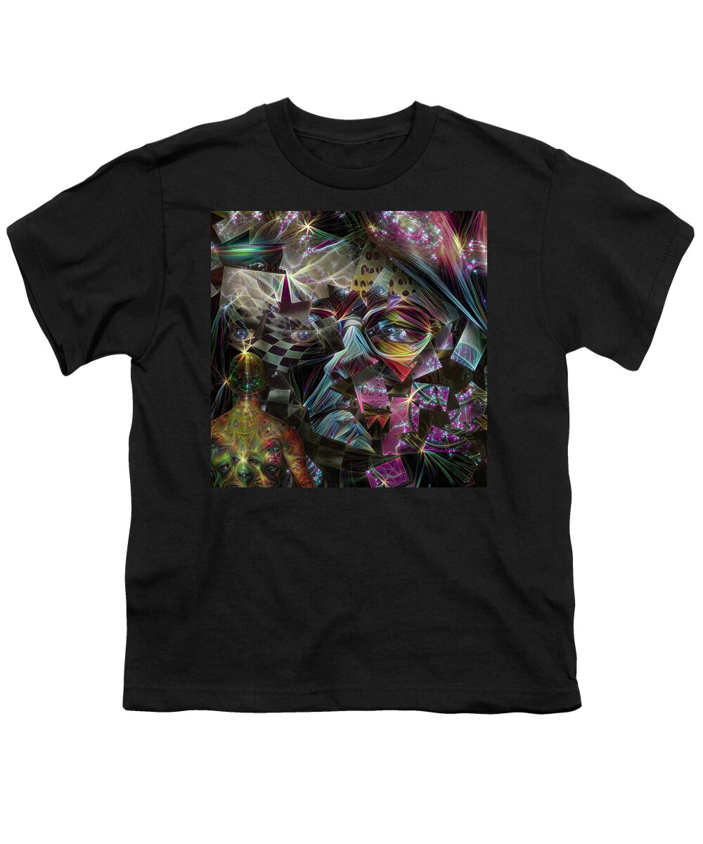 Witness Youth T-Shirt featuring the digital art Consciousness by Bruce Rolff