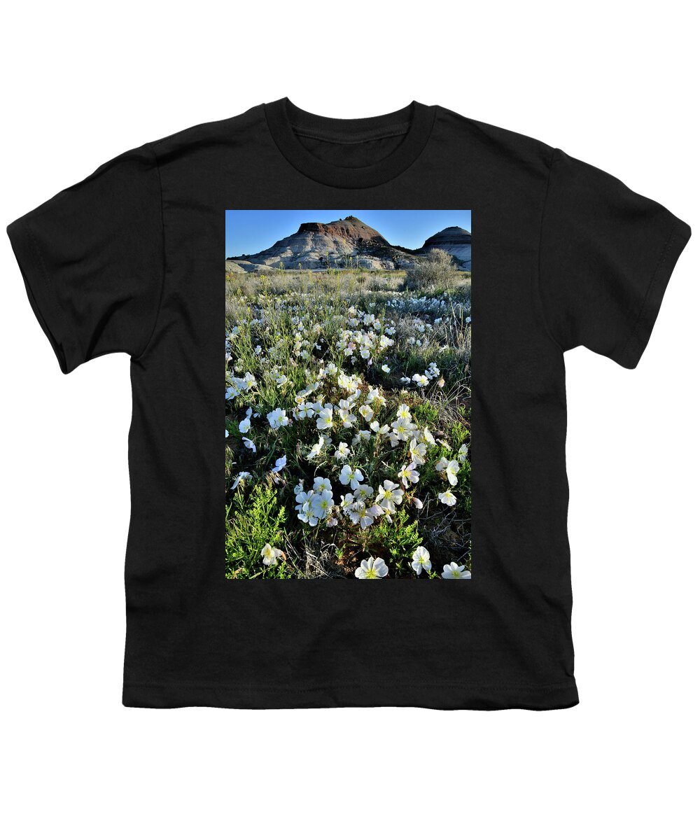 Ruby Mountain Youth T-Shirt featuring the photograph Desert Roses in Bloom in Colorado by Ray Mathis