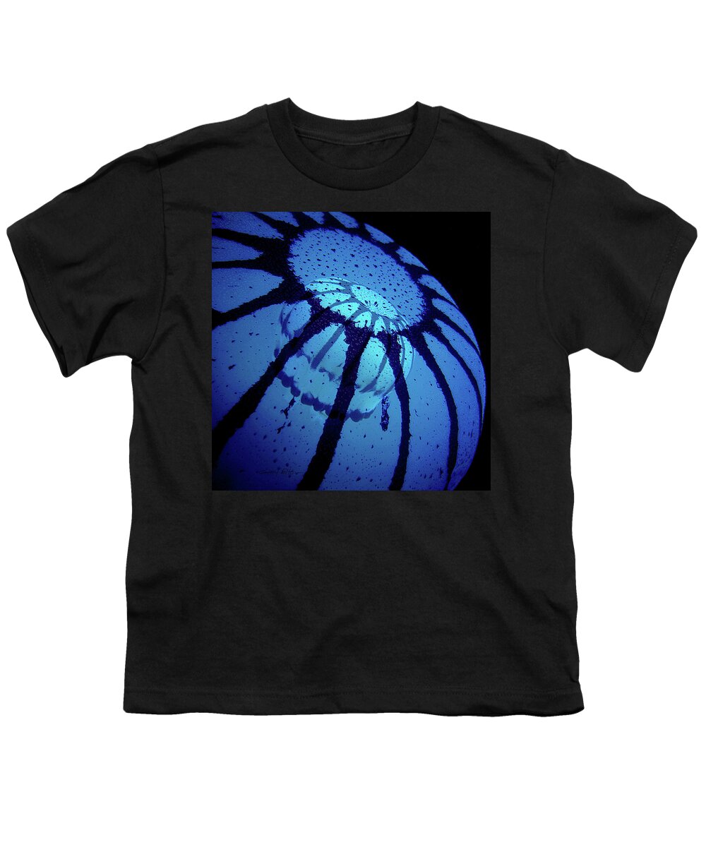 Jellyfish Youth T-Shirt featuring the photograph Double Jelly by Gary Felton
