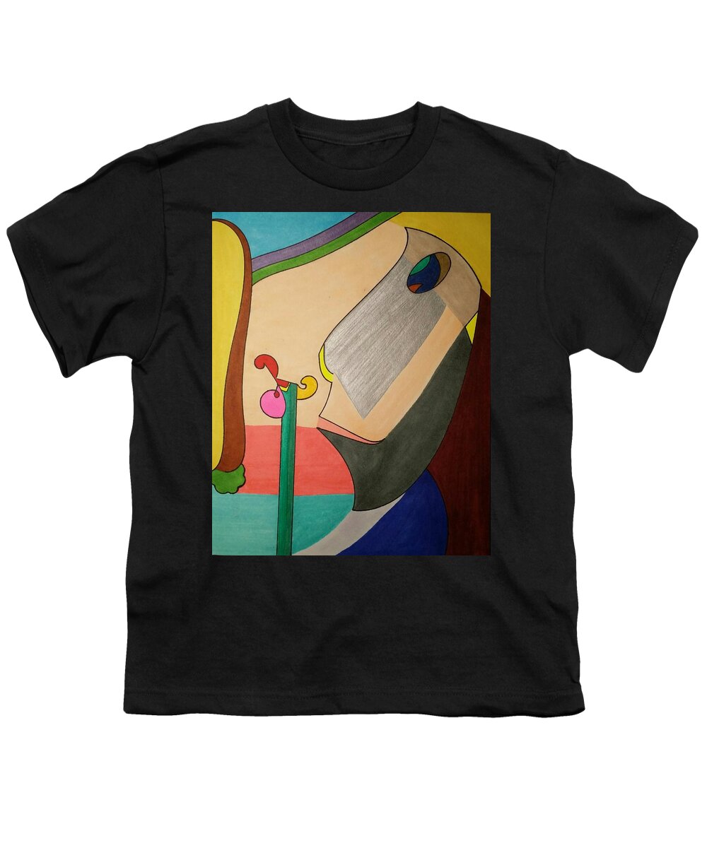 Geo - Organic Art Youth T-Shirt featuring the painting Dream 343 by S S-ray