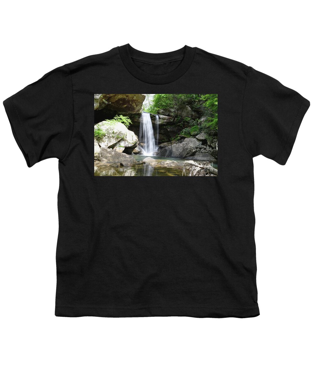 Eagle Falls Trail Youth T-Shirt featuring the photograph Eagle Falls 10 by Phil Perkins