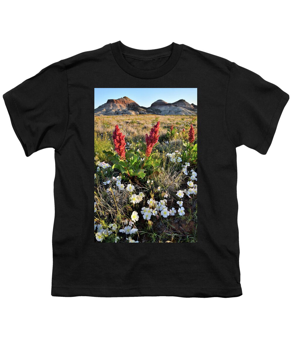 Ruby Mountain Youth T-Shirt featuring the photograph Grand Junction Wildflowers by Ray Mathis